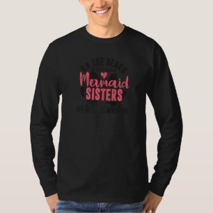 Vintage Zeemeermin Zuster Voor Meisjes Zeemeermin T-shirt