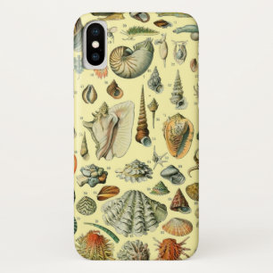 Vintage Zeeschelp Afdruk Adolphe Millot Kust iPhone X Hoesje