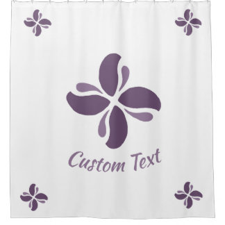 Vintage Zen Echo Lilac Kus Douchegordijn