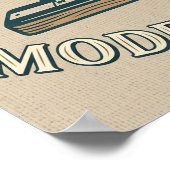 Vintage Ziel Moderne Stitches Naaien Poster (Hoek)