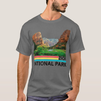 Vintage Zion National Park Retro Utah Mountain 2 T-shirt