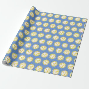 Vintage Zon Cadeaupapier