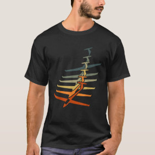 Vintage Zweefvliegtuig Piloot Grappig Zweven Glijd T-shirt