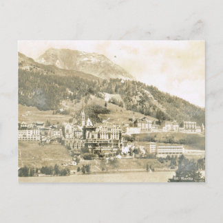 Vintage, Zwitserland, St. Moritz, 1906 Briefkaart