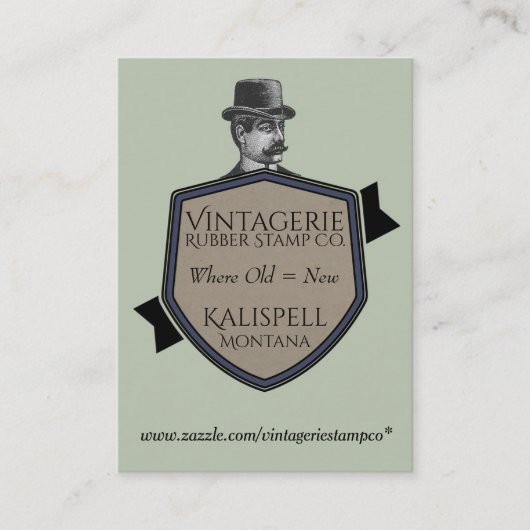 Vintagerie Rubber Stamp Co. Visitekaartjes (Voorkant)