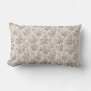 VintageRustic Shabby Chic Bloemen op Houten Boerde Kussen