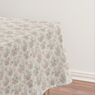 VintageRustic Shabby Chic Bloemen op Houten Boerde Tafelkleed
