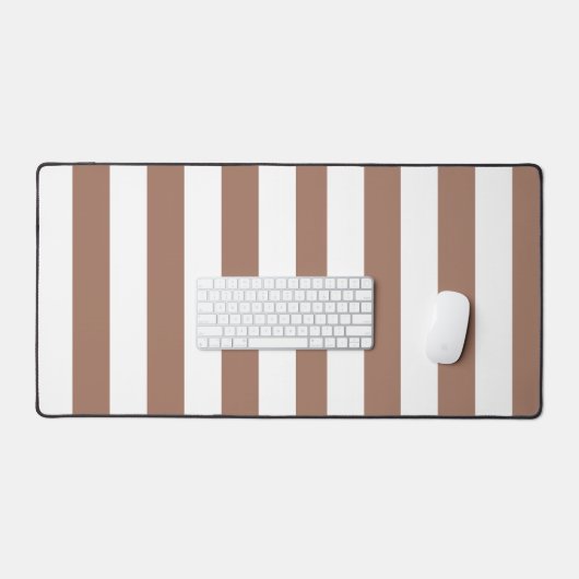 Vintages bandes verticales Mocha Mousse Blanc (Clavier et souris)