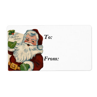 Vintages Étiquettes du Père Noël