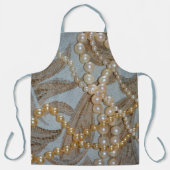 Vintages fils de perles sur tablier de Tapisserie (Recto)