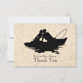 Vintages pêcheurs amateurs Bateau merci (Dos)