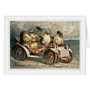 Vintages poussins de Pâques