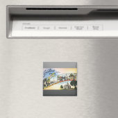 Vintages uit Connecticut Magneet (Insitu (Vaatwasser))