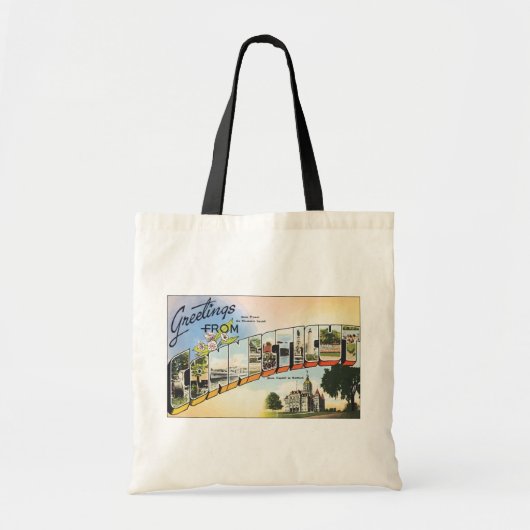 Vintages uit Connecticut Tote Bag (Voorkant)