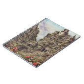 vintaje fantasy house flowers 2 notitieboek (Linkerzijde)