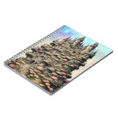 vintaje fantasy house flowers 4 notitieboek (Linkerzijde)