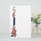 Vintange Stationery Briefpapier (Staand voorkant)