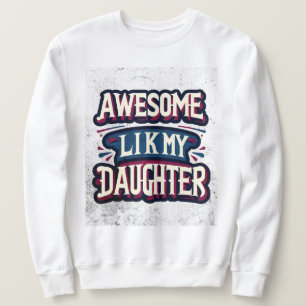 vintkartoon charm , awesome like my daughter trui