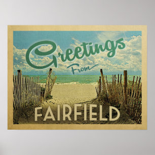 Vintnavel voor vliegveld poster