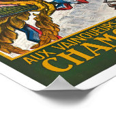 vintonijnreis van Chamonix France Poster (Hoek)