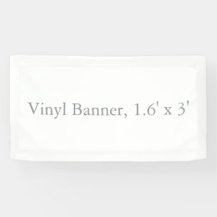 Vinyl 1.6' x 3' spandoek