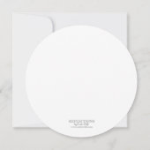 Vinyl 45 Record Anniversaire Fête Invitation (Dos)