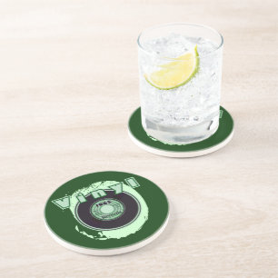 VINYL 45 t/min- Verslag 1965 Zandsteen Onderzetter