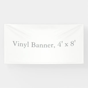 Vinyl 4' x 8' spandoek