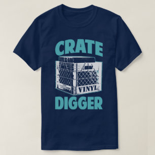Vinyl Addict Junkie Crate Digger DJ Humor T-Shirt
