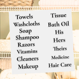 Vinyl-badkamer Sticker