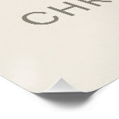 Vinyl Chromique - poster Perfect Poster (Hoek)