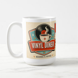 Vinyl Diner Records & Coffee – Retro Muziek Koffiemok