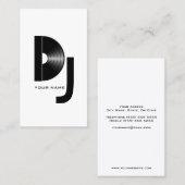 Vinyl DJ Carte de visite (Devant / Derrière)