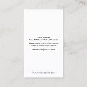 Vinyl DJ Carte de visite (Dos)