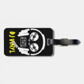 Vinyl DJ Dubbelzijdig Bagagelabel (Achterkant horizontaal)