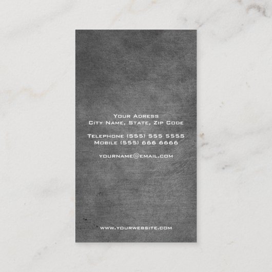 Vinyl DJ Visitekaartje (Achterkant)