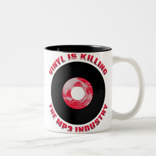 Vinyl doodt de MP3 Mok van de Industrie