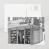 Vinyl Exchange Manchester Briefkaart (Voorkant / Achterkant)