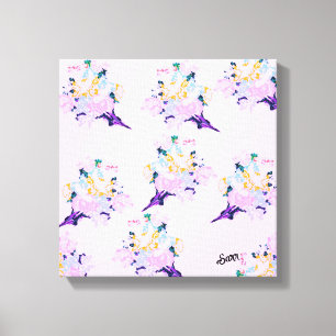 Vinyl Fotobehang : Lente in de lucht Canvas Afdruk