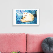 Vinyl Fotobehang Met Perzische Kat Canvas Afdruk (Insitu (Woonkamer))
