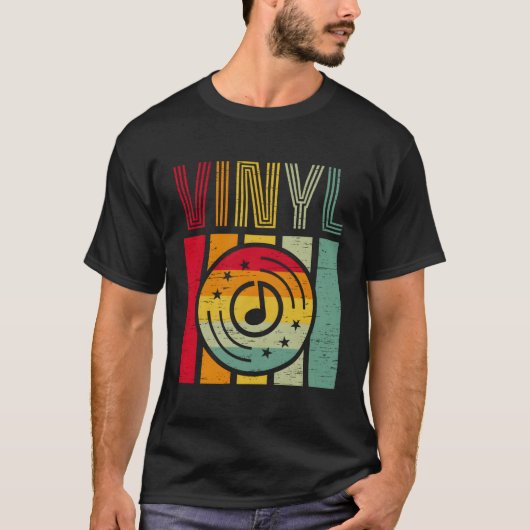 Vinyl Fotobehang Muziek DJ T-shirt (Voorkant)