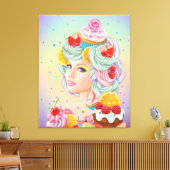 Vinyl Fotobehang Zoete dromen Canvas Afdruk (Insitu (Woonkamer))