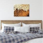 Vinyl Fotobehang - Zonnebloempitten Canvas Afdruk (Insitu (Slaapkamer))