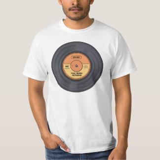 vinyl, graffiti, muziek, street art, urban t-shirt