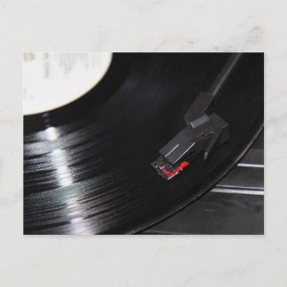 Vinyl is niet dood briefkaart
