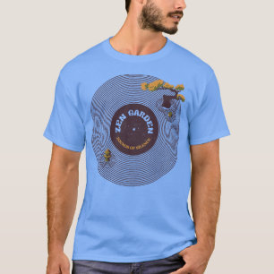 Vinyl Japans Zen Tuin Muzikale Notities Geluiden v T-shirt