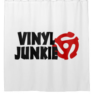 Vinyl Junkie Douchegordijn