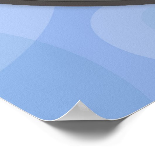 Vinyl Junkie - en proud'it blauw poster (Hoek)