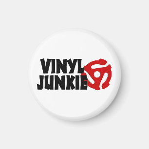 Vinyl Junkie Magneet
