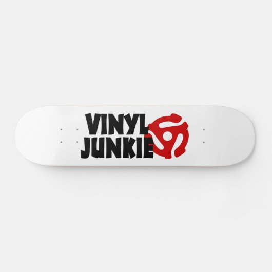 Vinyl Junkie Skateboard (Horizontaal)